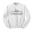 thumbnail image 1 of Skyline Copenhagen Denmark Sweatshirt Unisex Medium White, 1 of 5