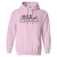 thumbnail image 1 of Skyline Costa Rica Hoodie Sweatshirt Unisex 5X-Large Pink, 1 of 5