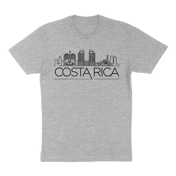 Skyline Costa Rica Shirt Unisex 3X-Large Grey