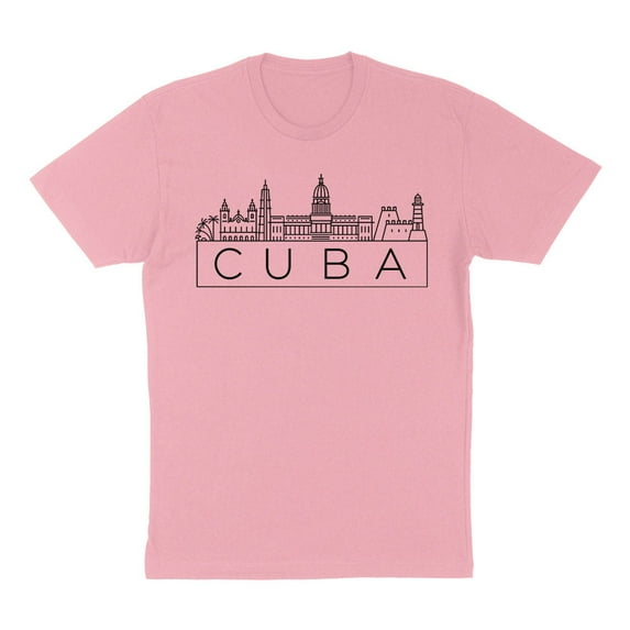 Skyline Cuba Shirt Unisex 3X-Large Pink