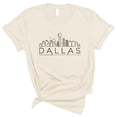 thumbnail image 1 of Skyline Dallas Texas Shirt Unisex X-Small Natural, 1 of 1