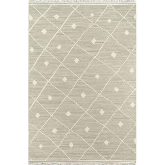 Skyline Decor Erin Gates by Thompson Appleton Hand Woven Wool Area Rug Sage 9' x 12' 9' x 12' Indoor,Accent,Handmade Ivory Rectangle