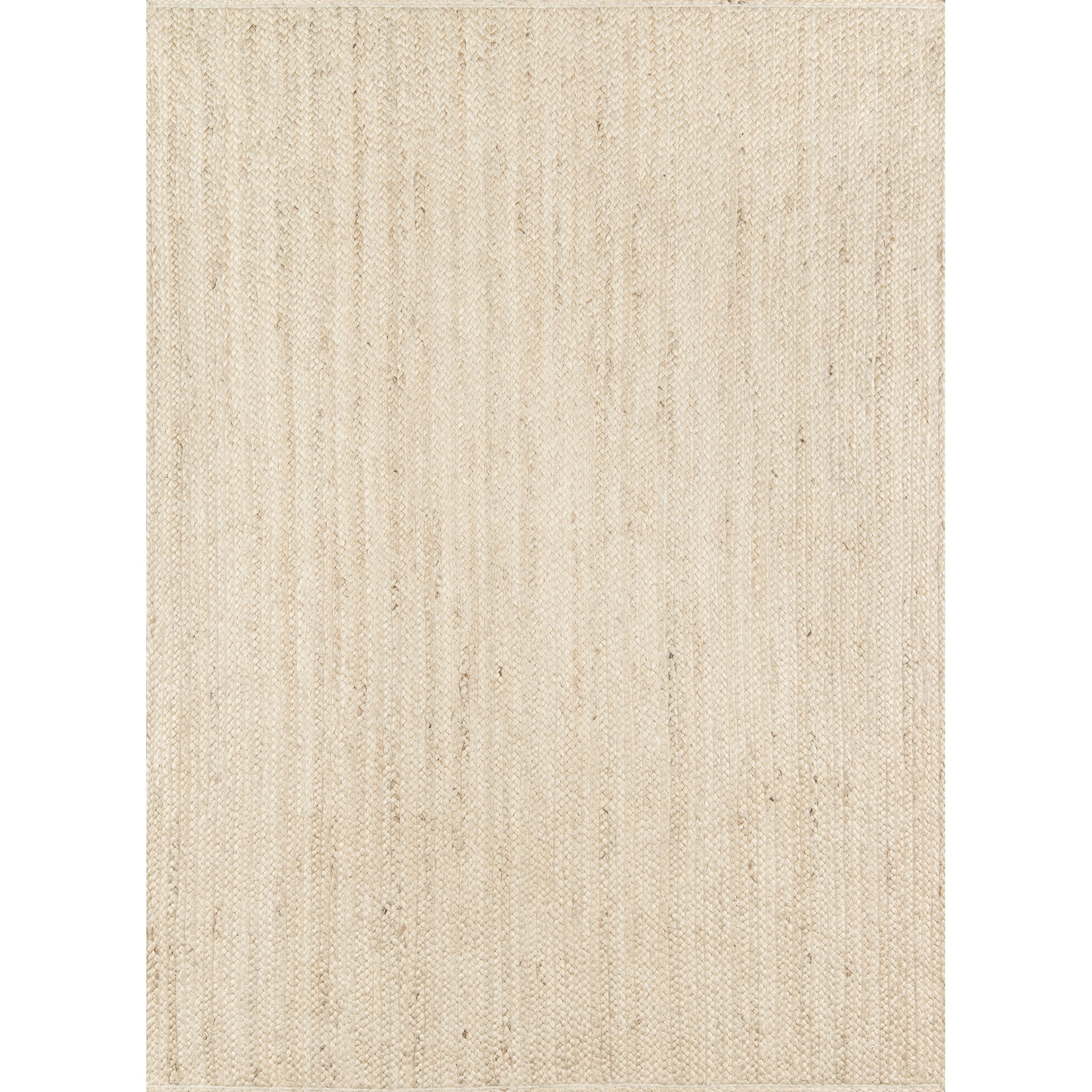 Small Beige Handmade Wool Rectangular Accent Rug