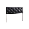thumbnail image 1 of Skyline Decor King Black Faux Leather Upholstered Headboard, 1 of 2