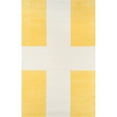 thumbnail image 1 of Skyline Decor Novogratz by  Delmar Chevalier Hand Tufted Wool Area Rug Yellow 5' x 8' 5' x 8' Rectangle, 1 of 5