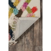 Novogratz by Momeni Rugs Indio 100% Wool Hand Made Contemporary Area Rug, 3' X 5', Multi INDIOIND-3MTI3050