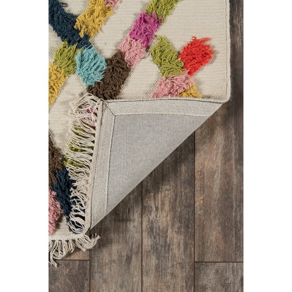 Novogratz by Momeni Rugs Indio 100% Wool Hand Made Contemporary Area Rug, 3' X 5', Multi (INDIOIND-3MTI3050)