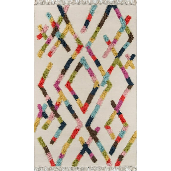 Momeni Geometric Contemporary Area Rugs, Multi-color