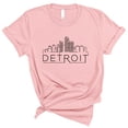 thumbnail image 1 of Skyline Detroit Michigan Shirt Unisex Small Pink, 1 of 1