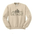 thumbnail image 1 of Skyline Detroit Michigan Sweatshirt Unisex 3X-Large Sand, 1 of 5