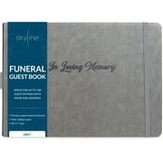 Skyline Funeral Guest Book