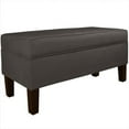 thumbnail image 1 of Skyline Furniture 848ESPPRMCHR Storage Bench In Premier Charcoal, 1 of 1
