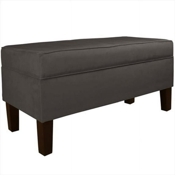 Skyline Furniture 848ESPPRMCHR Storage Bench In Premier Charcoal
