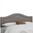 thumbnail image 1 of Skyline Furniture 901NB-PWLNNGR Full Inset Nail Button Headboard In Linen Grey, 1 of 1