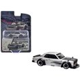 thumbnail image 1 of Skyline GT-R V8 Drift "Hakosuka" RHD Silver Metallic with Carbon Hood & Shark Mouth Graphics 1/64 Diecast Model Car by Pop Race, 1 of 3