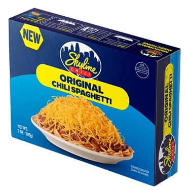 Skyline Heat and Eat Original Chili Spaghetti 7oz Tray