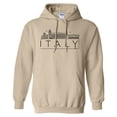 thumbnail image 1 of Skyline Italy Hoodie Sweatshirt Unisex Large Sand, 1 of 5