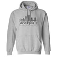 thumbnail image 1 of Skyline Jacksonville Florida Hoodie Sweatshirt Unisex 3X-Large Grey, 1 of 5