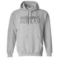 thumbnail image 1 of Skyline Juneau Alaska Hoodie Sweatshirt Unisex 5X-Large Grey, 1 of 5