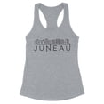 thumbnail image 1 of Skyline Juneau Alaska Tank Top Fitted Racerback Women's Small Heather Grey, 1 of 5