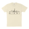 thumbnail image 1 of Skyline Miami Florida Shirt Unisex 3X-Large Natural, 1 of 5