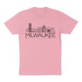 thumbnail image 1 of Skyline Milwaukee Wisconsin Shirt Unisex Small Pink, 1 of 5