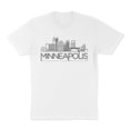 thumbnail image 1 of Skyline Minneapolis Minnesota Shirt Unisex Large White, 1 of 5