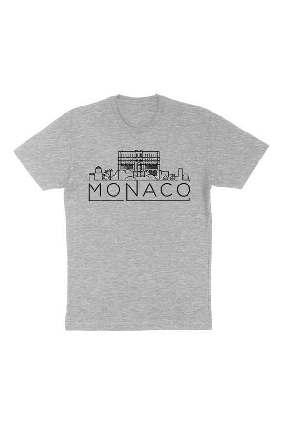 Skyline Monaco Shirt Unisex Small Grey