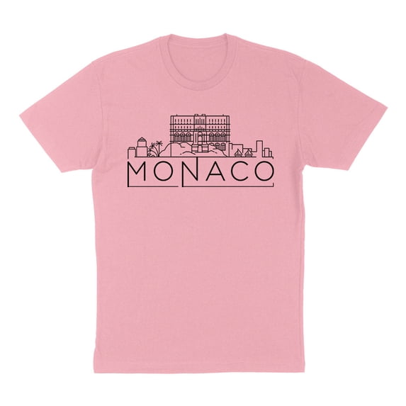 Skyline Monaco Shirt Unisex Small Pink