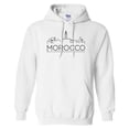 thumbnail image 1 of Skyline Morocco Hoodie Sweatshirt Unisex Large White, 1 of 5