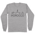 thumbnail image 1 of Skyline Morocco Long Sleeve Shirt Unisex Small Grey, 1 of 5
