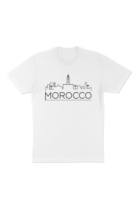 Skyline Morocco Shirt Unisex Medium White