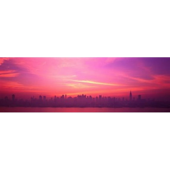 Skyline, NYC, New York City, New York State USA Poster Print (18 x 6)