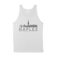 thumbnail image 1 of Skyline Naples Italy Tank Top Unisex Small White, 1 of 5