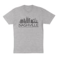 thumbnail image 1 of Skyline Nashville Tennessee Shirt Unisex Medium Grey, 1 of 5