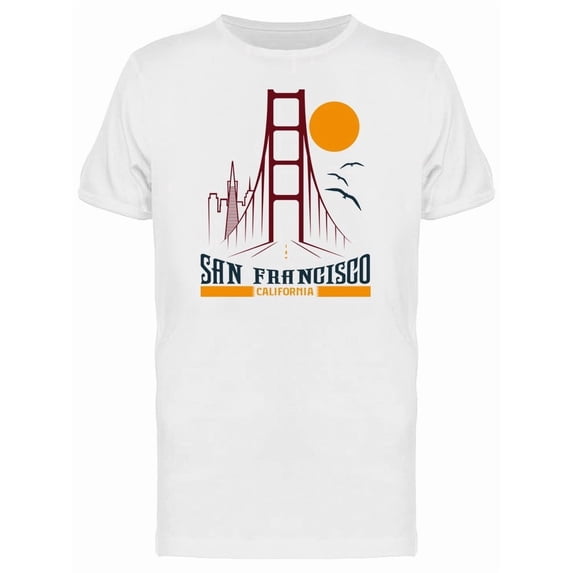 Skyline Of San Francisco Logo Tee Men's -Image by Shutterstock