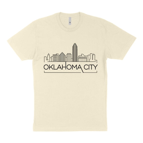 Skyline Oklahoma City Shirt Unisex 4X-Large Natural