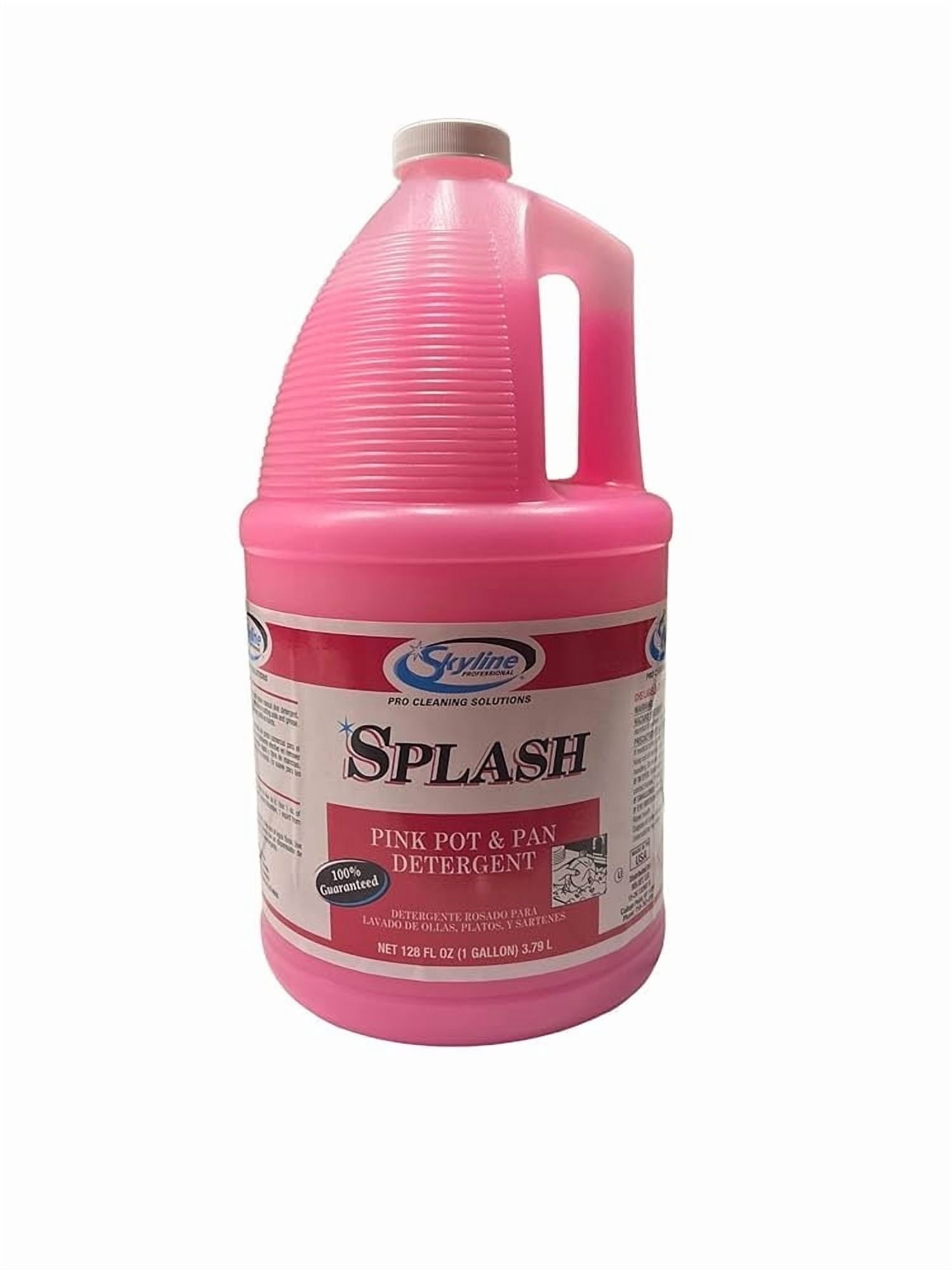 Skyline Splash Pink Dishwashing Liquid | Kosher | Made in the USA | 1 Gallon