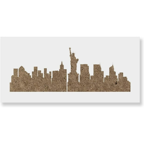 Skyline Stencil - New York Skyline, Building Stencils