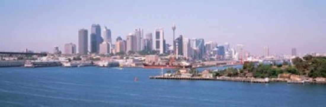 Skyline Sydney Australia Canvas Art - Panoramic Images (18 x 6)