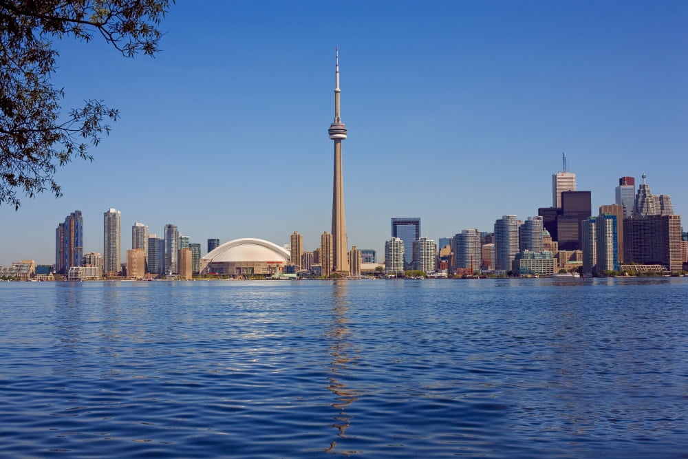 Skyline Toronto Ontario May 2007 Canvas Art - Peter Mintz Design Pics (18 x 12)