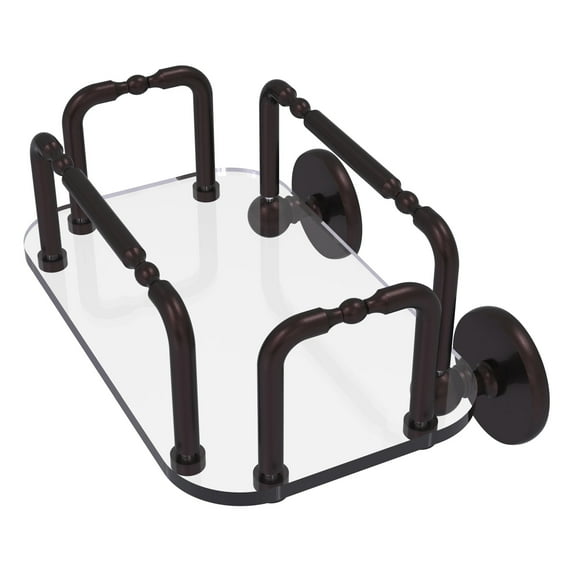 Skyline Wall Mounted Guest Towel Holder - Antique Bronze