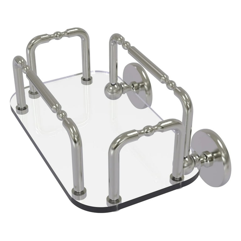 Allied Brass Skyline Wall Mounted Guest Towel Holder in Polished Chrome Allied Brass Skyline Wall Mounted Guest Towel Holder in Polished Chrome