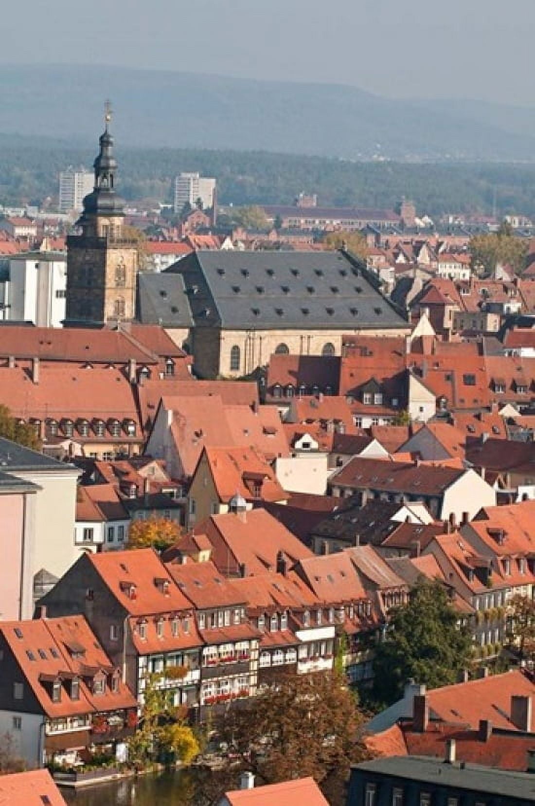 Skyline of Bamberg Germany Canvas Art - Michael DeFreitas DanitaDelimont (24 x 36)