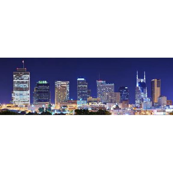 Skyline of Downtown Nashville, Tennessee, Usa, Unframed Photographic Print Wall Art by SeanPavonePhoto Sold by Art.Com