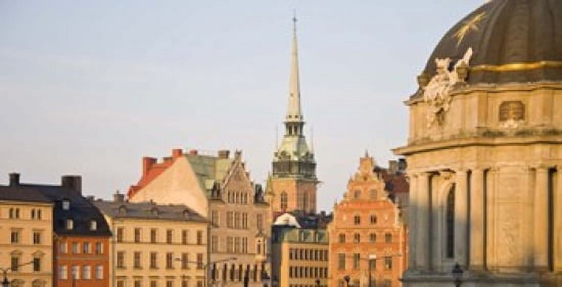 Skyline of a city Gamla Stan Stockholm Sweden Canvas Art - Panoramic Images (36 x 19)