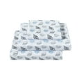 thumbnail image 1 of Skylinewears Bed Sheet Set 4 PC Printed Brushed Microfiber Elegant Bedding Set Shells Full, 1 of 6