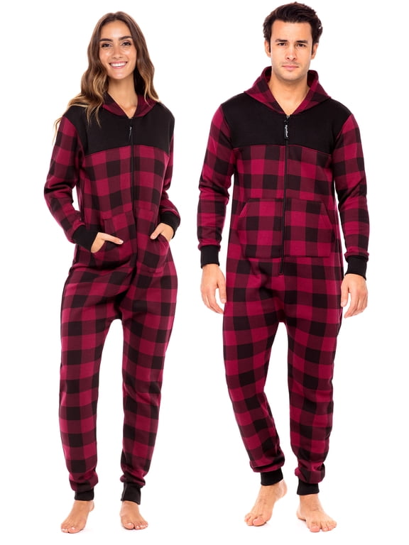 Jumpsuits Unisex Sleepwears One Piece Non Footed Pajama Adult Playsuit