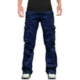 thumbnail image 1 of Skylinewears Men Cargo Pants with Multi Pockets 100% Cotton Camping Hiking Pant, 1 of 7