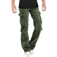 thumbnail image 1 of Skylinewears Men Cargo Pants with Multi Pockets 100% Cotton Camping Hiking Pant, 1 of 5
